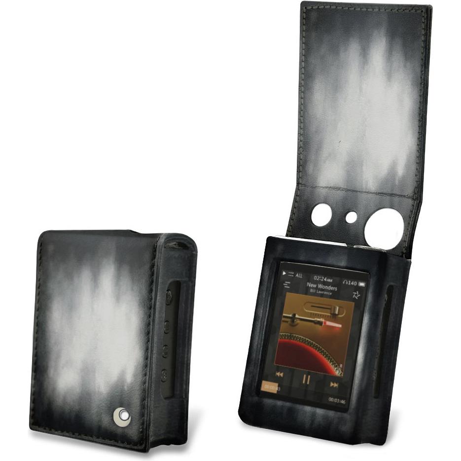 Noreve Lederschutzhülle vertikal, MP3 Tasche + Hülle, Grau