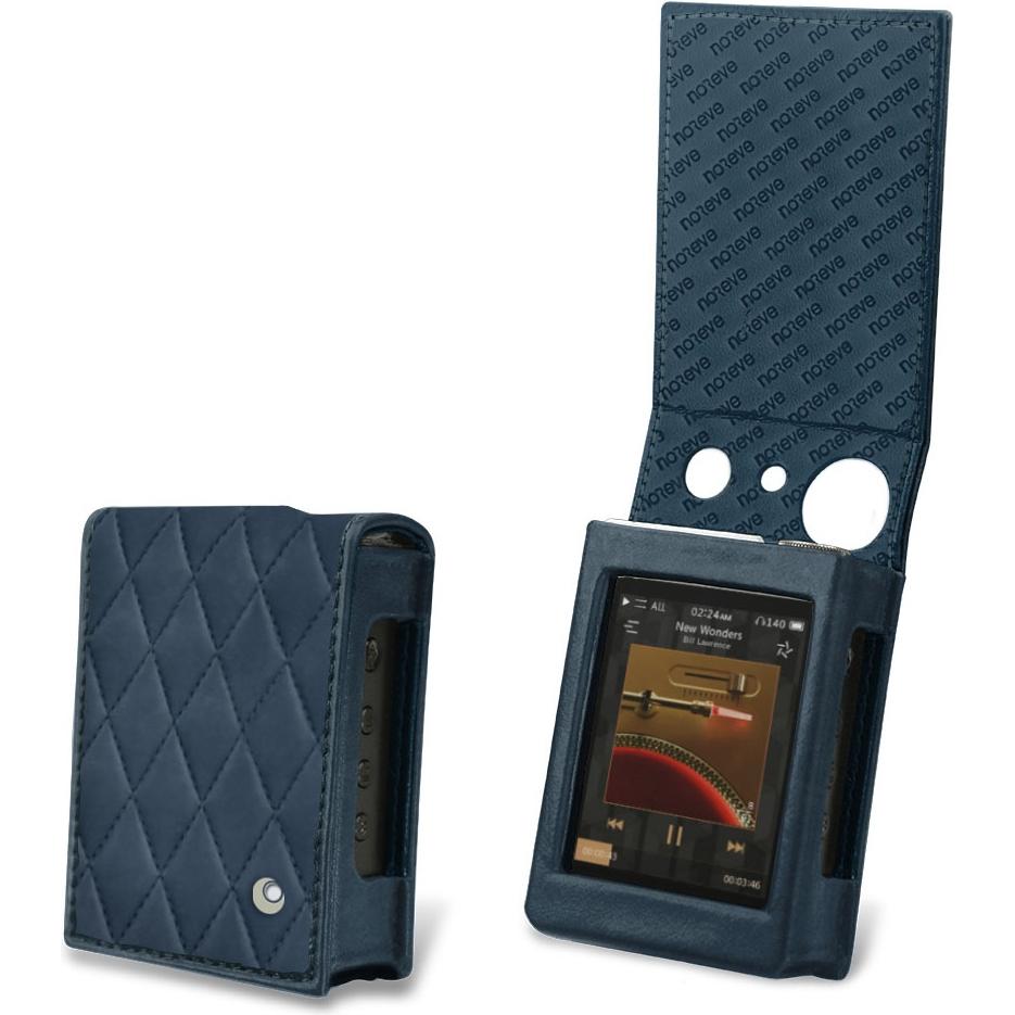 Noreve Lederschutzhülle vertikal, MP3 Tasche + Hülle, Blau