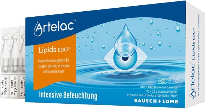 Produktbild Bausch + Lomb Artelac Lipids EDO, 30 St. Einzeldosispipetten (0.60 ml, 30 x 0.6 g)
