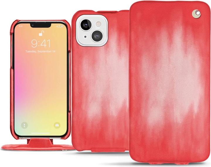 Noreve Lederschutzhülle vertikal (Apple iPhone 13)