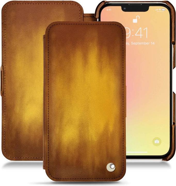 Actual product image Noreve Leather case horizontal (Apple iPhone 13)