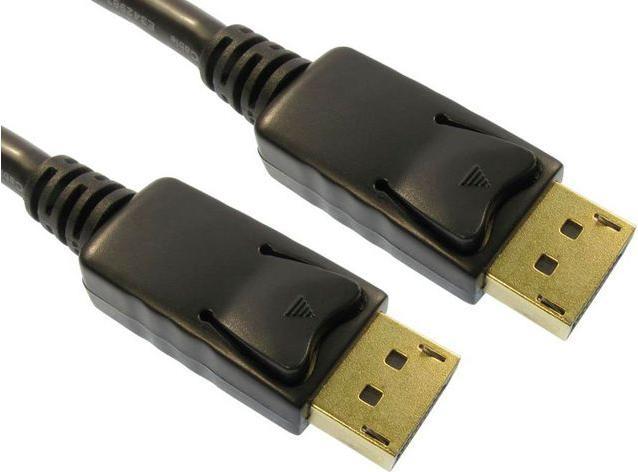 Image du produit RS PRO Câble DisplayPort A Connecteur d'affichage B Connecteur d'affichage - Mâle, 500mm 4K max. PVC (0.50 m)