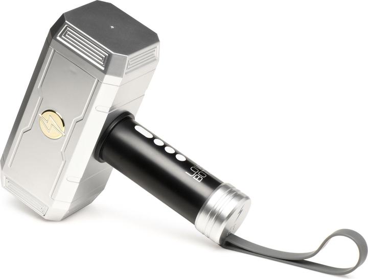 Produktbild XR Brands Thunder Stroker Saugender Masturbator Silber & Schwarz