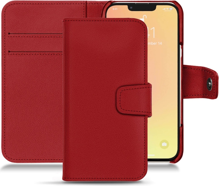 Produktbild Noreve Lederschutzhülle Wallet (Apple iPhone 13 mini)