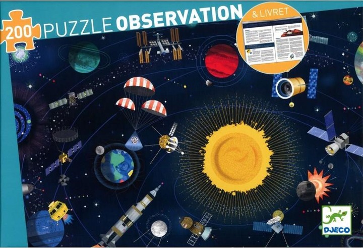Immagine prodotto Djeco Spazio puzzle (200 pezzi)