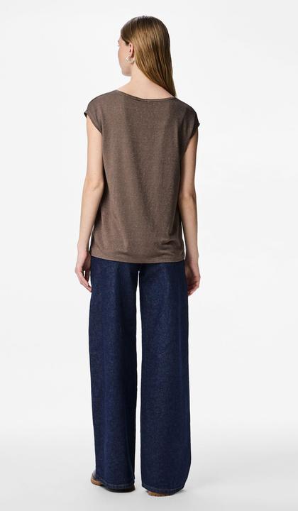 Actual product image Pieces Pcbillo Tee Lurex Stripes Noos Bc (XXL)