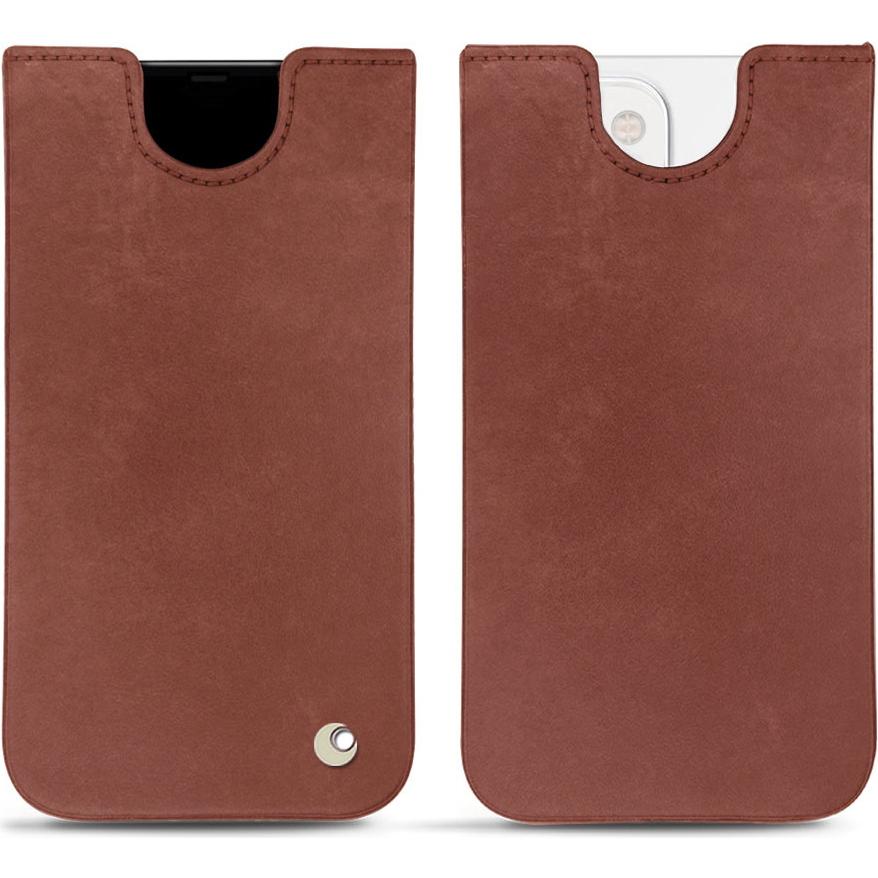 Noreve Lederschutzhülle (Apple iPhone 13 mini), Smartphone Hülle, Rot