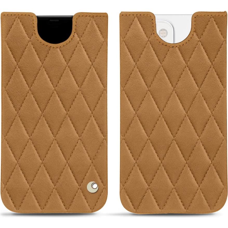 Thumbnail - Noreve Lederschutzhülle (Apple iPhone 13 mini), Smartphone Hülle, Braun