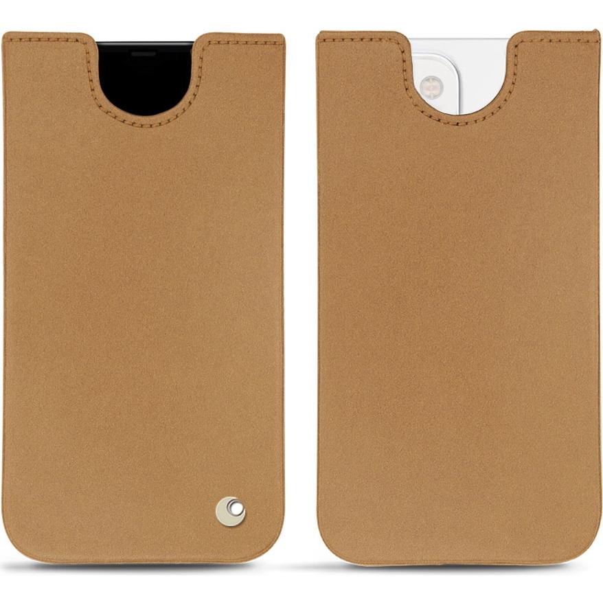 Noreve Lederschutzhülle (Apple iPhone 13 mini), Smartphone Hülle, Beige