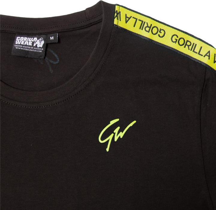 Produktbild Gorilla Wear Chester T-Shirt Black / Yellow (S)