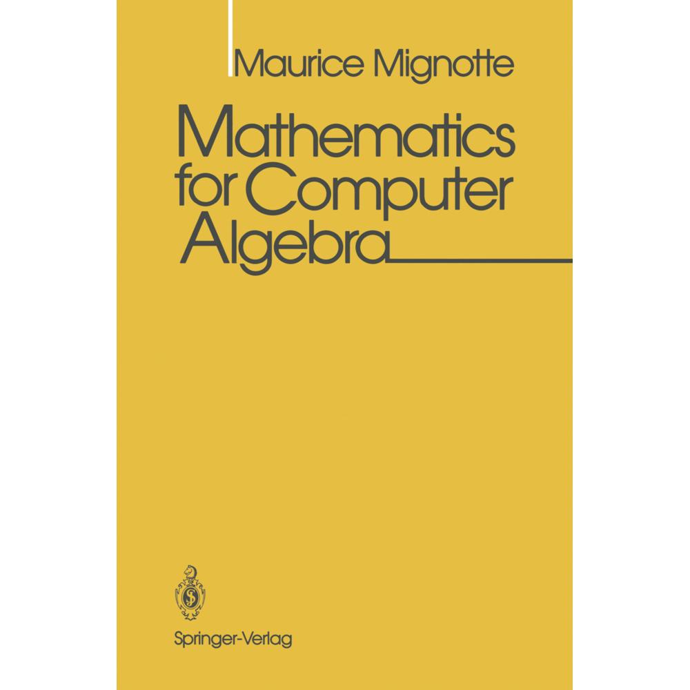 Mathematics for Computer Algebra, Fachbücher