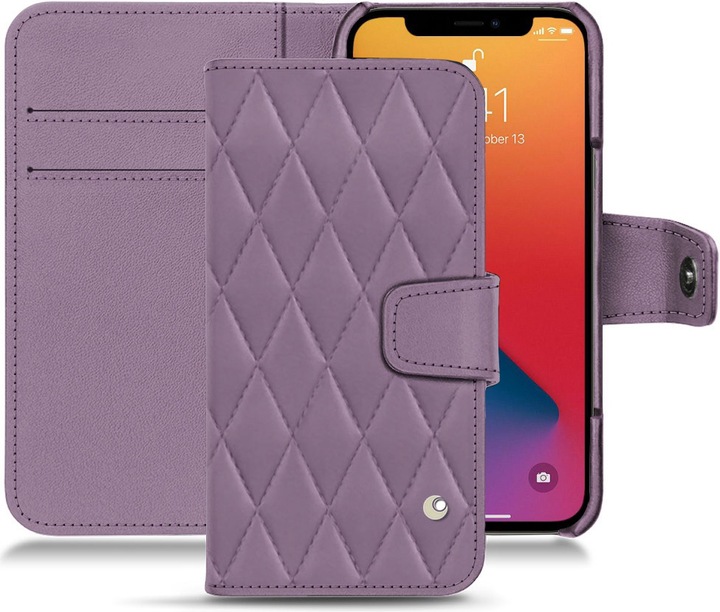 Noreve Lederschutzhülle Wallet (Apple iPhone 13 Pro Max)