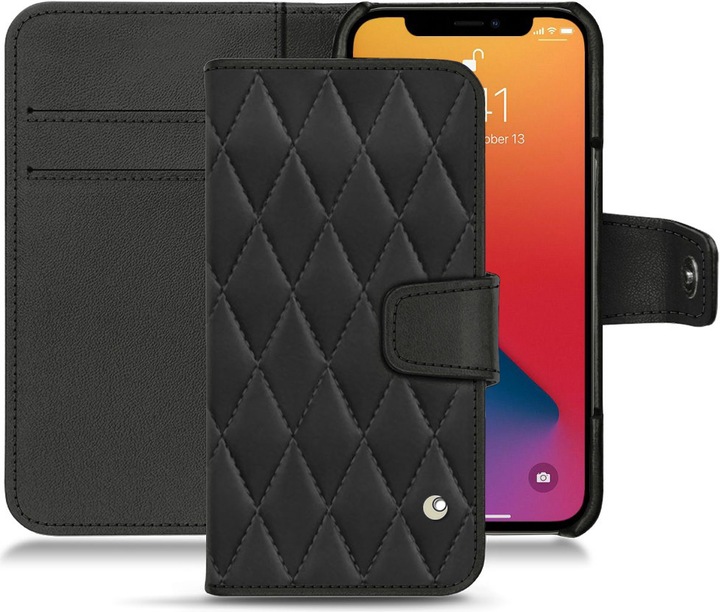 Noreve Lederschutzhülle Wallet (Apple iPhone 13 Pro Max)