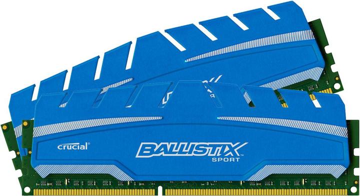Produktbild Crucial Ballistix Sport XT (2 x 4GB, 1600 MHz, DDR3-RAM, DIMM)