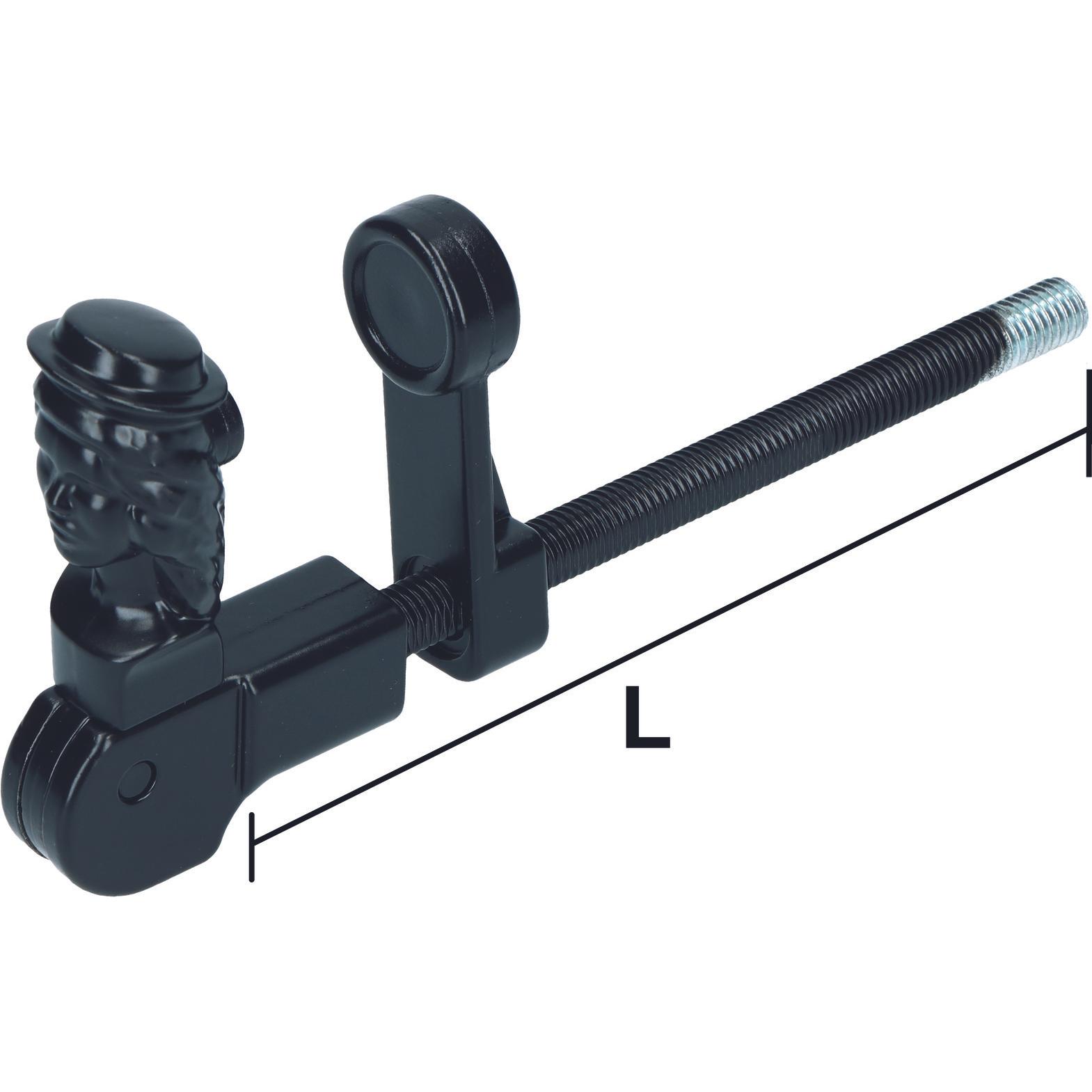 Torbel, Türbeschlag + Scharnier, Jalousie-Rückhalter, verstellbar