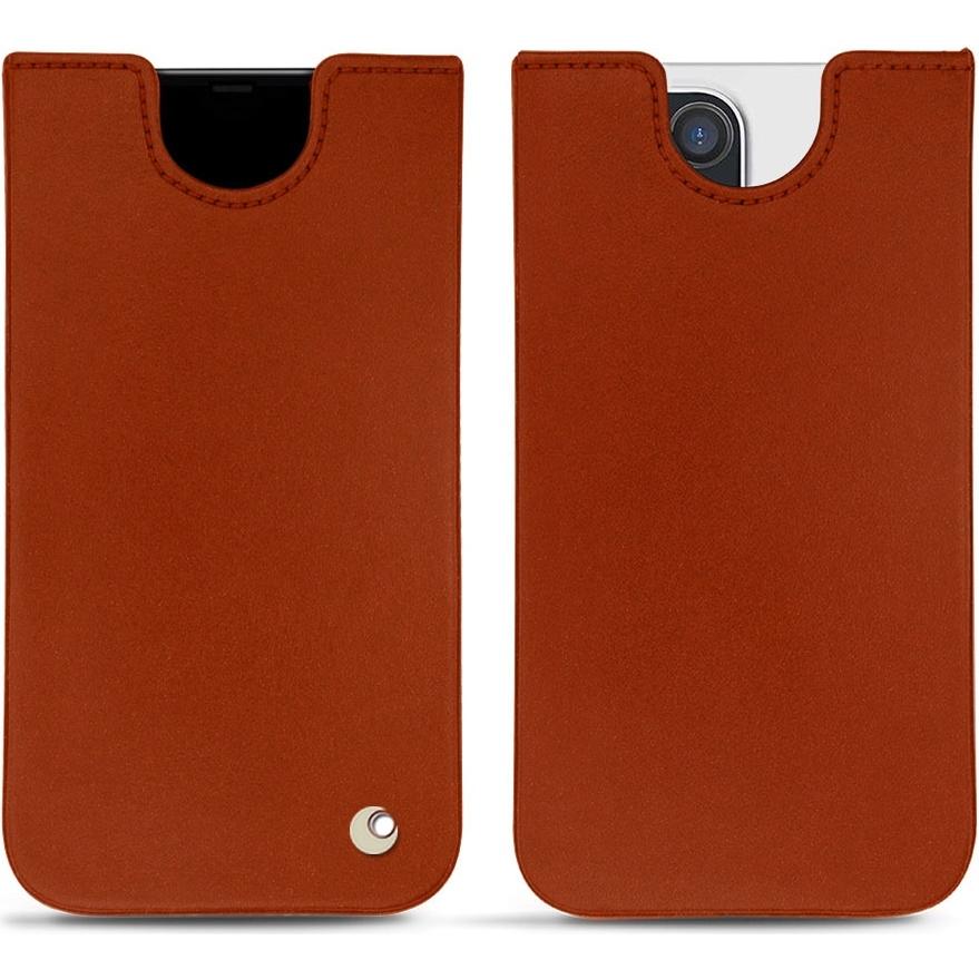 Thumbnail - Noreve Lederschutzhülle (Apple iPhone 13 Pro Max), Smartphone Hülle, Orange