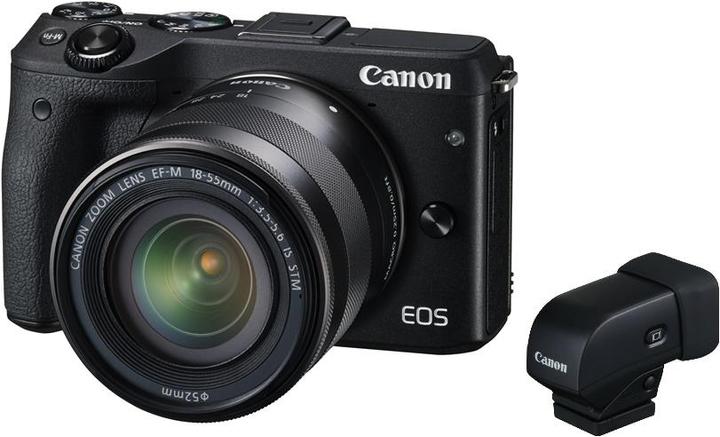Image du produit Canon EOS M3, 18-55mm IS STM Kit de visée électronique (APS-C / DX)