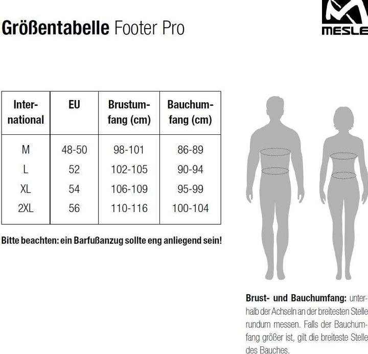 Produktbild Mesle Barfussanzug Footer Pro Short Sleeve (3 mm, XXL)