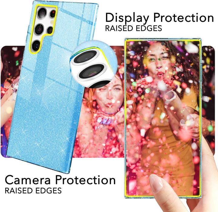 Image du produit Nalia Étui hybride pailleté (Samsung Galaxy S24 Ultra)