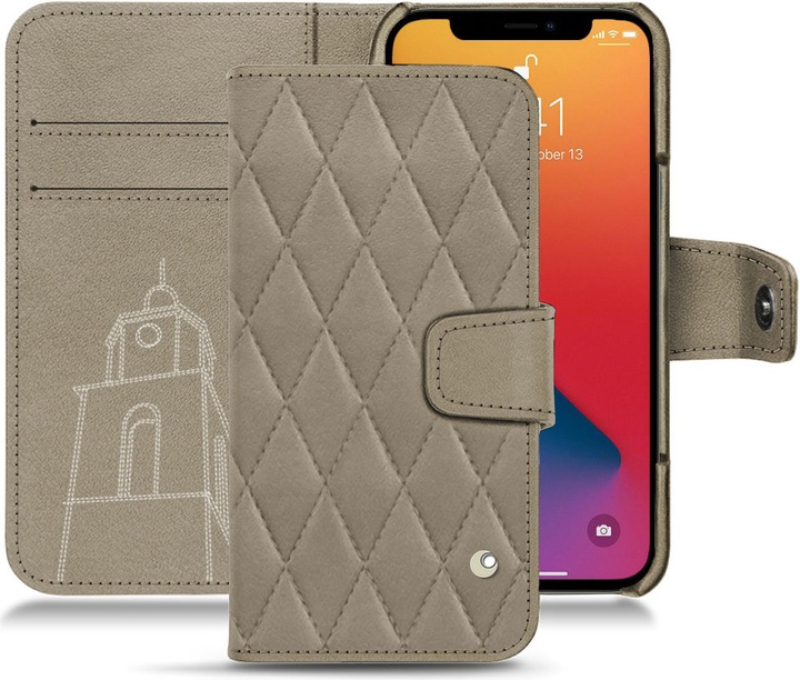 Produktbild Noreve Lederschutzhülle Wallet (Apple iPhone 13 Pro Max)