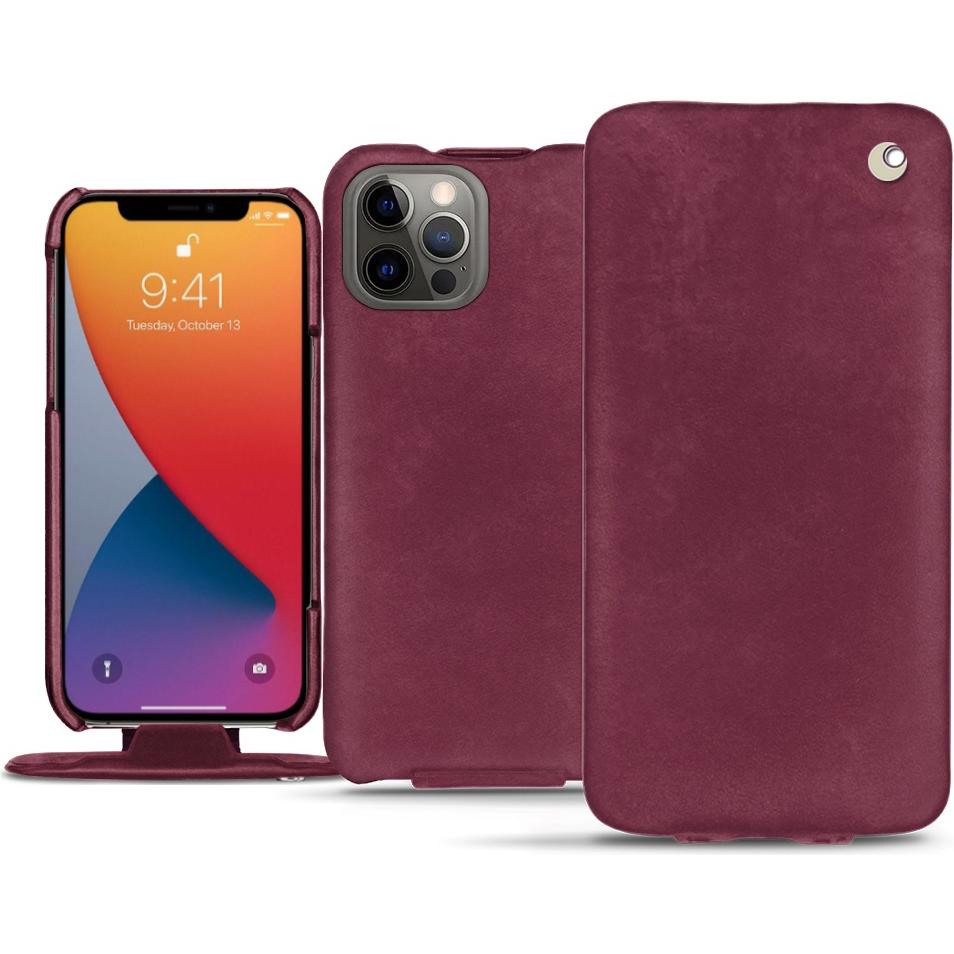 Thumbnail - Noreve Lederschutzhülle vertikal (Apple iPhone 13 Pro Max), Smartphone Hülle, Violett