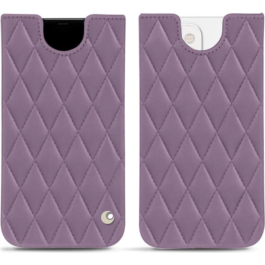 Noreve Lederschutzhülle (Apple iPhone 13), Smartphone Hülle, Violett