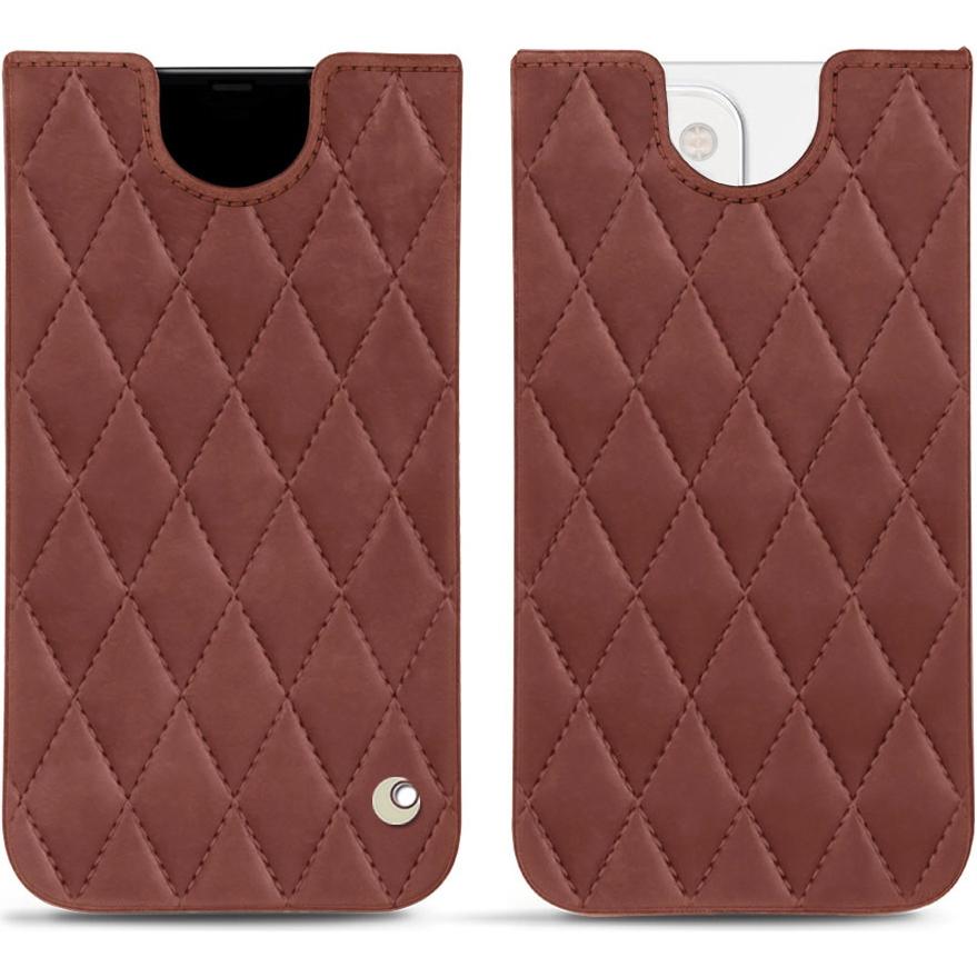 Noreve Lederschutzhülle (Apple iPhone 13), Smartphone Hülle, Rot