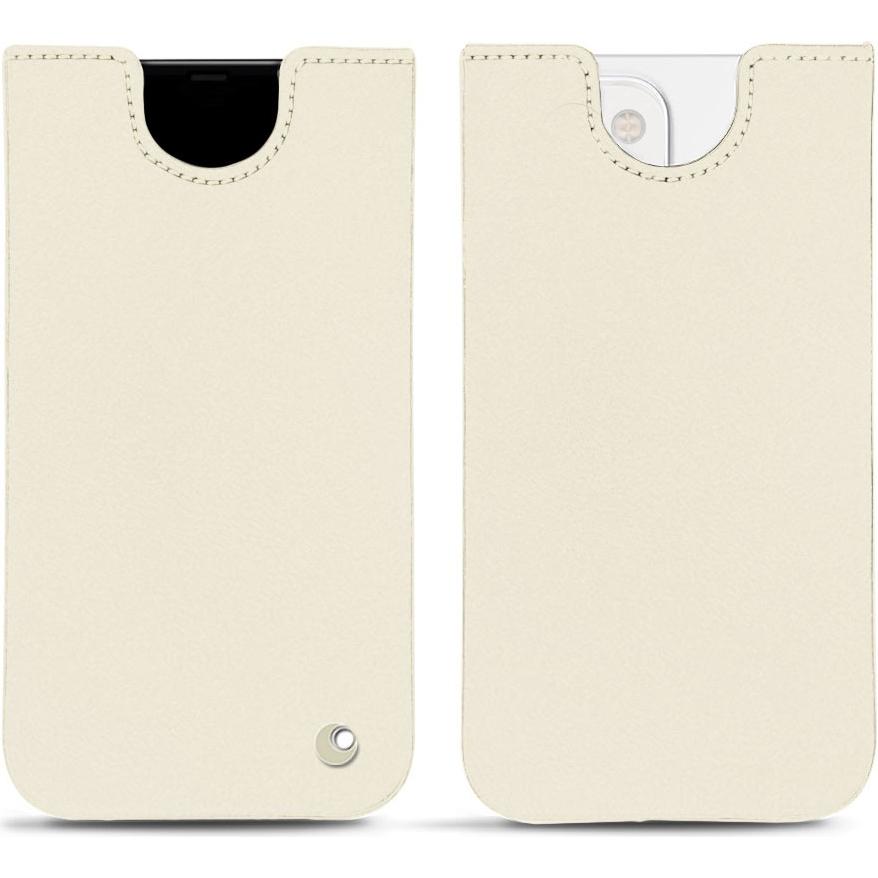 Noreve Lederschutzhülle (Apple iPhone 13), Smartphone Hülle, Weiss
