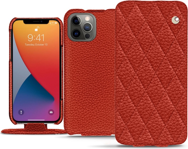 Noreve Lederschutzhülle vertikal (Apple iPhone 13 Pro)