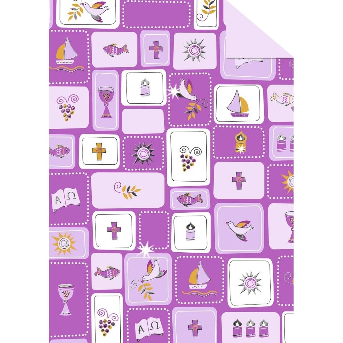 Ursus, Bastelpapier, Designkarton 'Glory' brombeer 200g/qm A4 VE=5 Blatt Motiv 1 (200 g/m², 1 x)