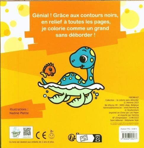 Image du produit Hemma Je colorie sans déborder : Les dinos mignons : 2-4 ans (Piette Nadine, Français)