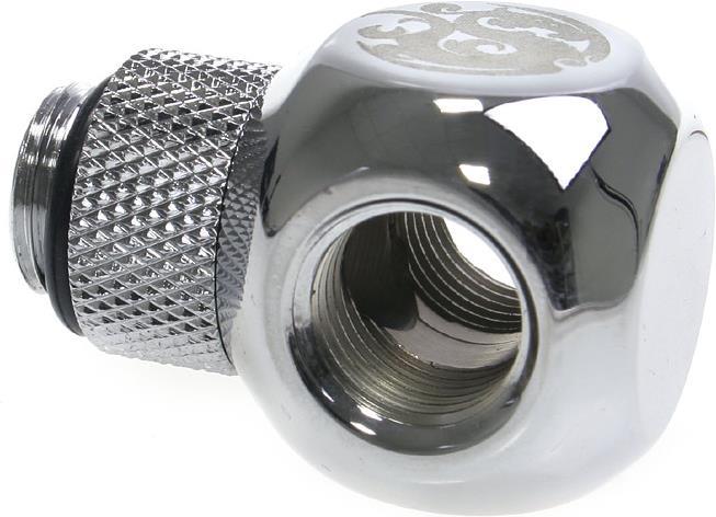 Bitspower Adaptateur en T 1/4 sur 2x IG 1/4 pouce - pivotant