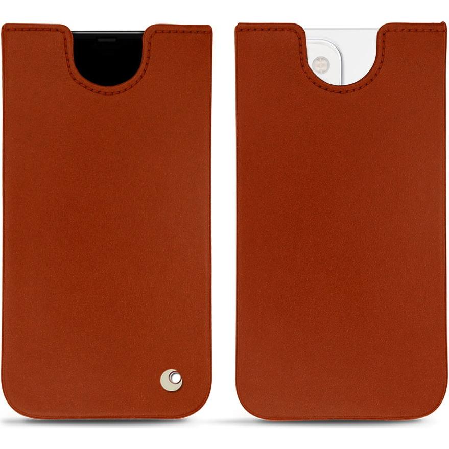 Thumbnail - Noreve Lederschutzhülle (Apple iPhone 13), Smartphone Hülle, Orange
