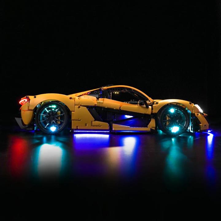 Immagine prodotto BrickBling Set di luci a LED per LEGO McLaren P1 (42172) incluso telecomando