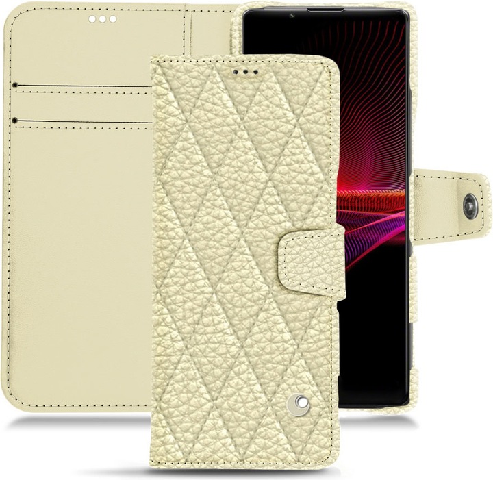 Noreve Lederschutzhülle Wallet (Sony Xperia 1 III)