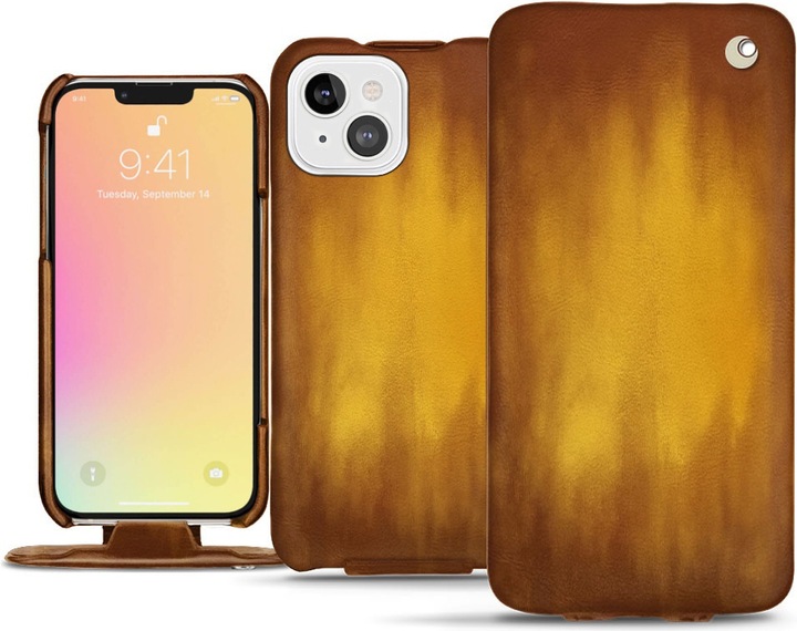 Produktbild Noreve Lederschutzhülle vertikal (Apple iPhone 13 mini)