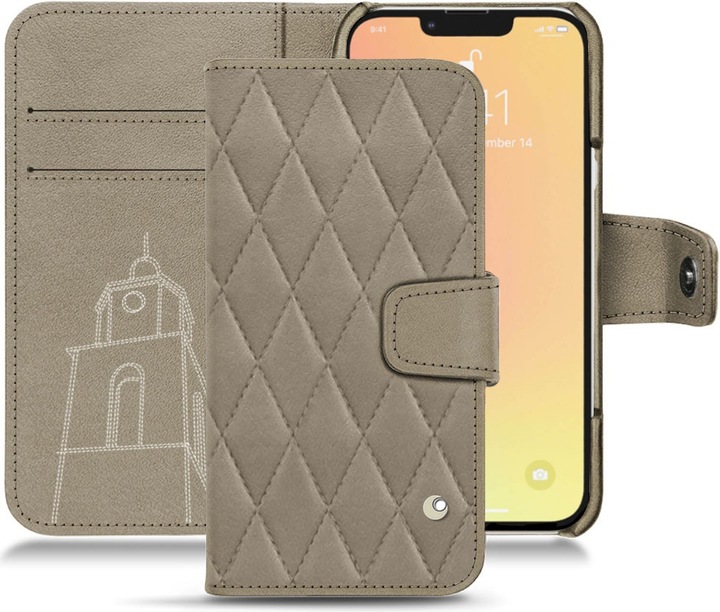 Produktbild Noreve Lederschutzhülle Wallet (Apple iPhone 13 mini)