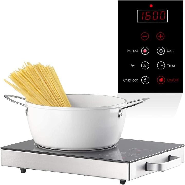 Immagine prodotto Rosenstein & Söhne Piano di cottura in vetroceramica con calore a infrarossi e pannello di controllo a sfioramento