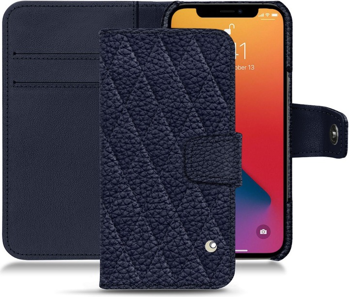 Noreve Lederschutzhülle Wallet (Apple iPhone 13 Pro Max)