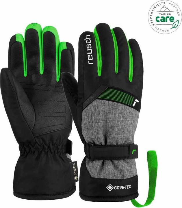 black melange, Black, Neon Green