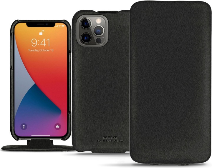 Noreve Lederschutzhülle vertikal (Apple iPhone 13 Pro Max)