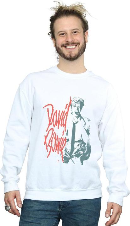 Immagine prodotto David Bowie Mono Shout Felpa Uomo (3XL)