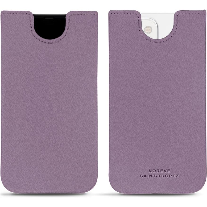 Thumbnail - Noreve Lederschutzhülle (Apple iPhone 13), Smartphone Hülle, Violett