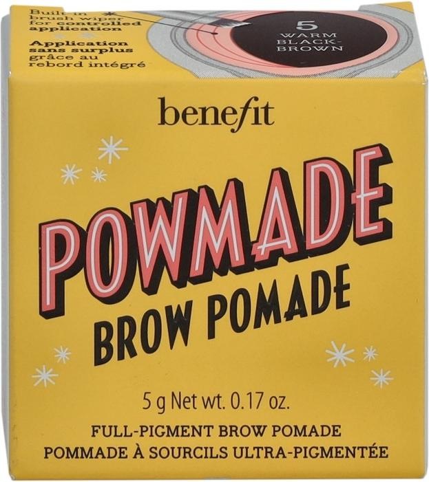 Actual product image BeneFit Cosmetics Powmade Brow Pomade (5 Warm Black-Brown)