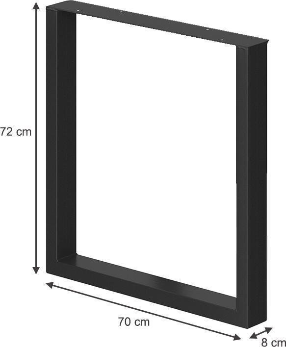 Actual product image Vicco Tischbeine