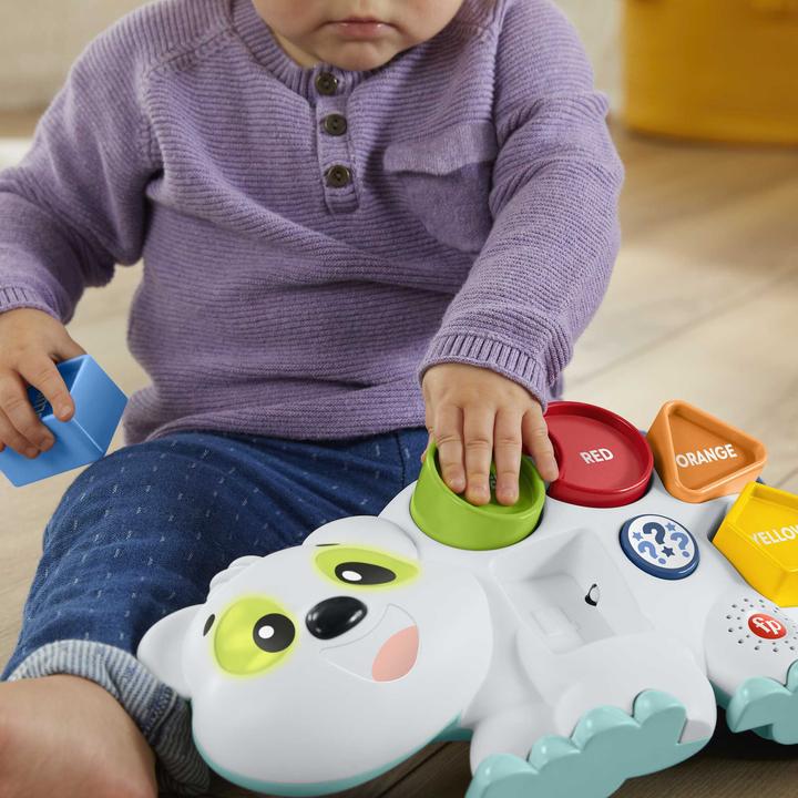 Produktbild Fisher-Price BlinkiLinkis Formen Eisbär, Kleinkinderspielzeug, deutsche Ausgabe (Deutsch)