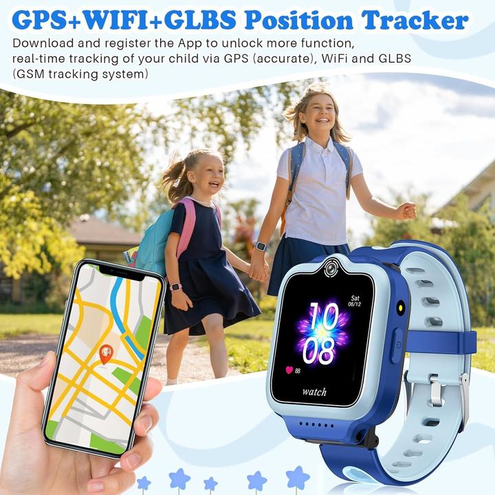 Immagine prodotto Eleoption Smartwatch Bambini GPS 4G Impermeabile con Chiamate Video SOS e Localizzazione (4G)