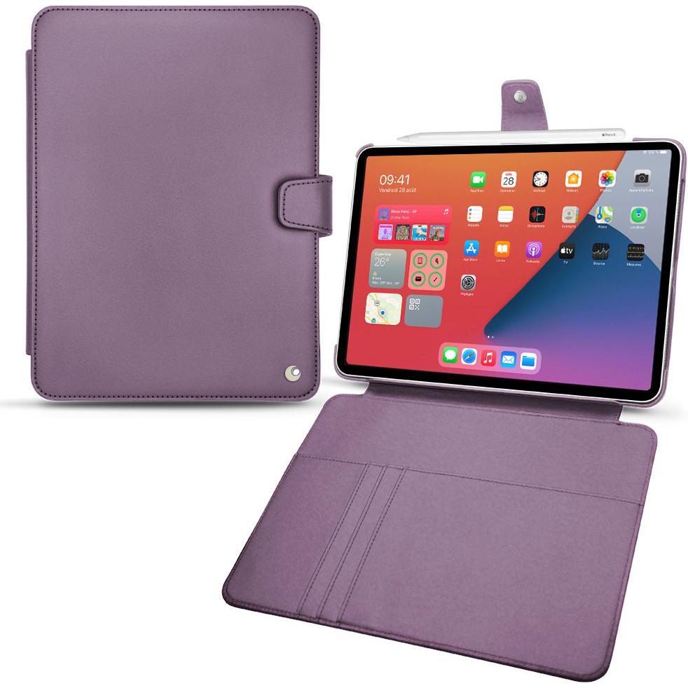 Noreve Lederschutzhülle Wallet (iPad mini 6), Tablet Hülle, Violett