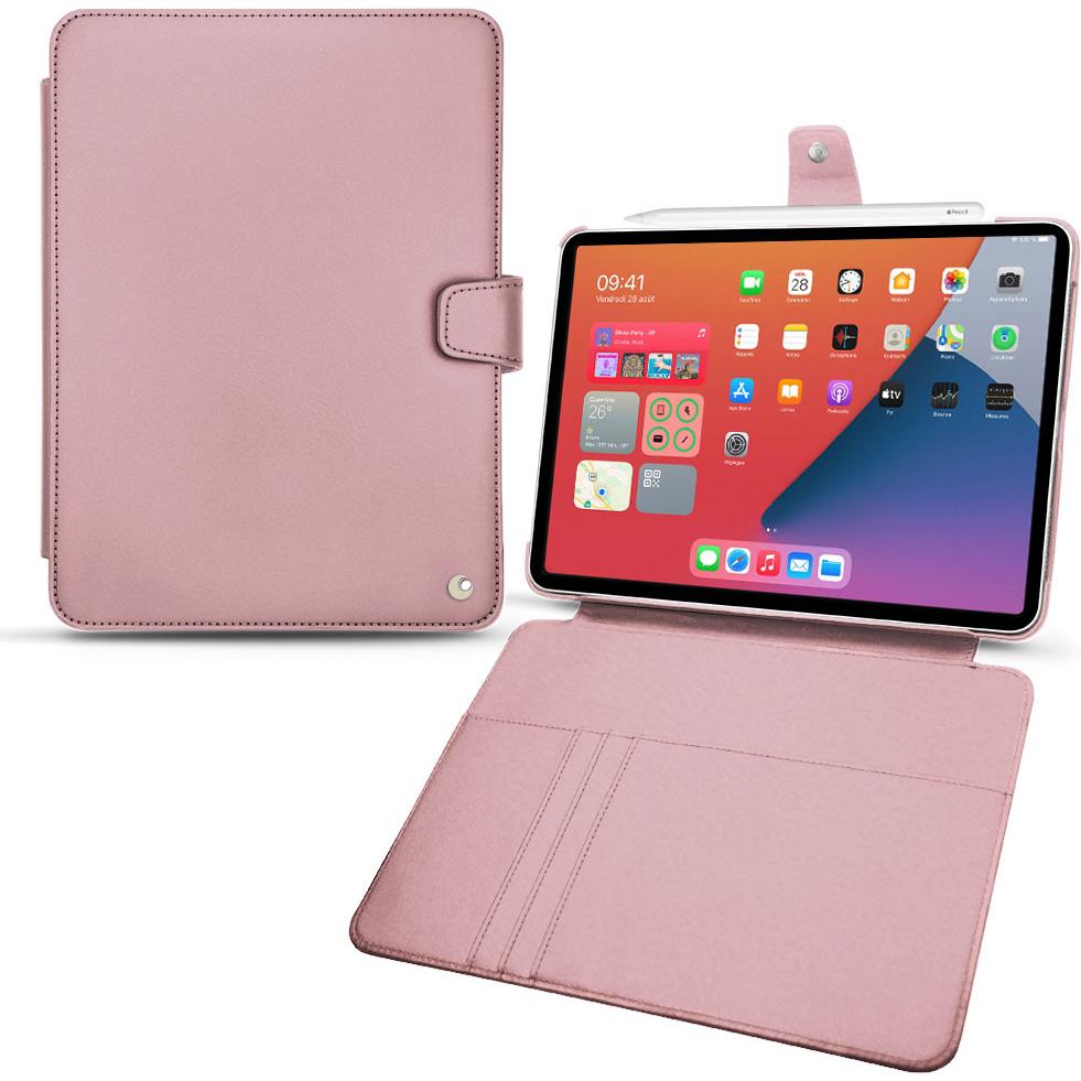 Noreve Lederschutzhülle Wallet (iPad mini 6), Tablet Hülle, Rosa