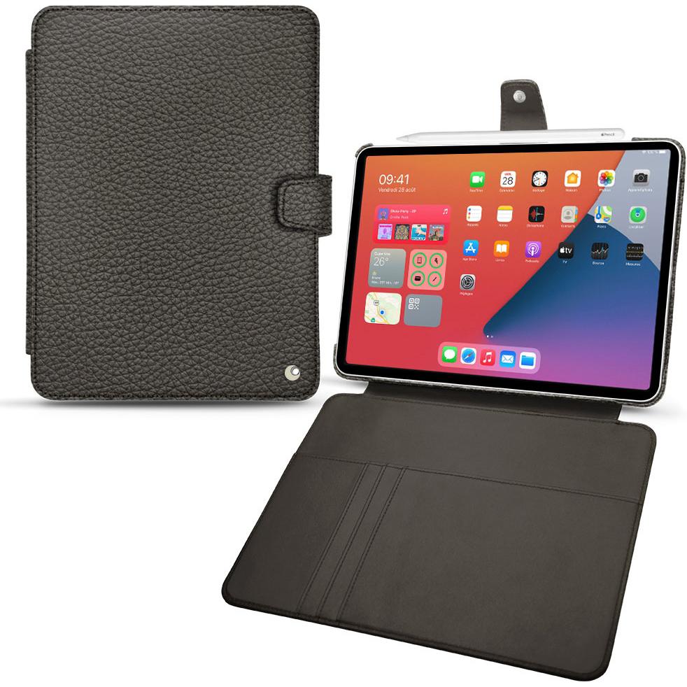 Noreve Lederschutzhülle Wallet (iPad mini 6), Tablet Hülle, Grau